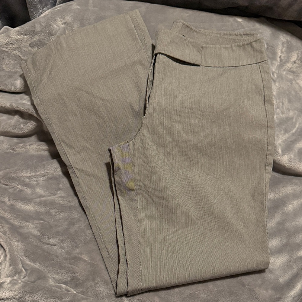 Women's Slim Stretch Trousers - Wide Leg